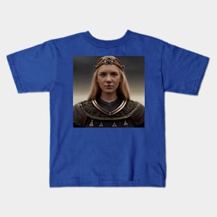 Viking Shield Maiden Kids T-Shirt